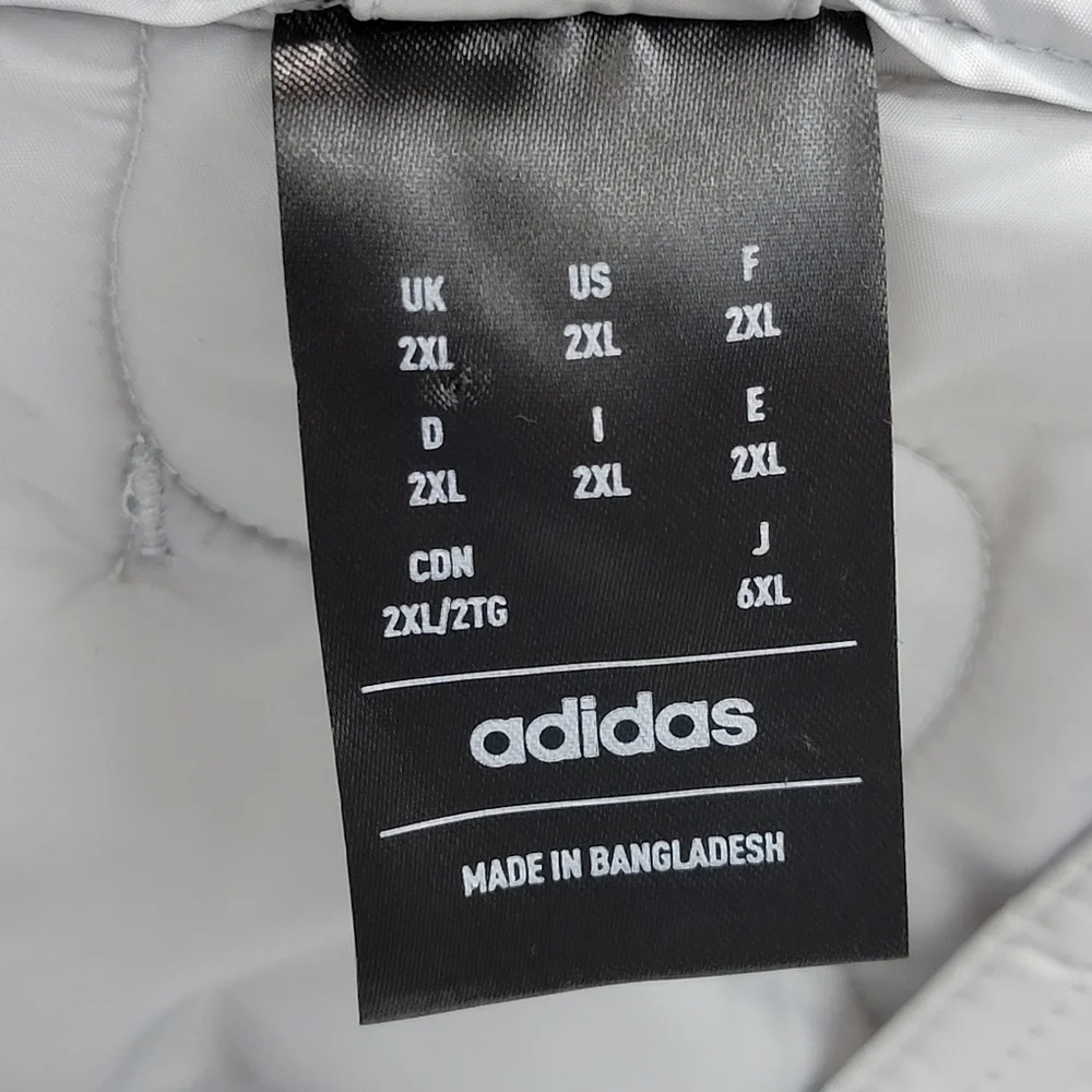 adidas Men's Nuganic Light Insulation Jacket Vest Gray IS1262 Size 2XL New - Picture 3 of 11
